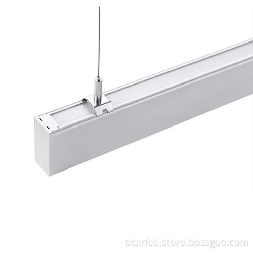 Modern 4FT Slim LED Pendant Light for Office, Hotel, and Home